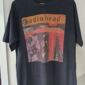 Radiohead Vintage Look T shirt XL Size 22 Chest Measurement Retro T shirt
